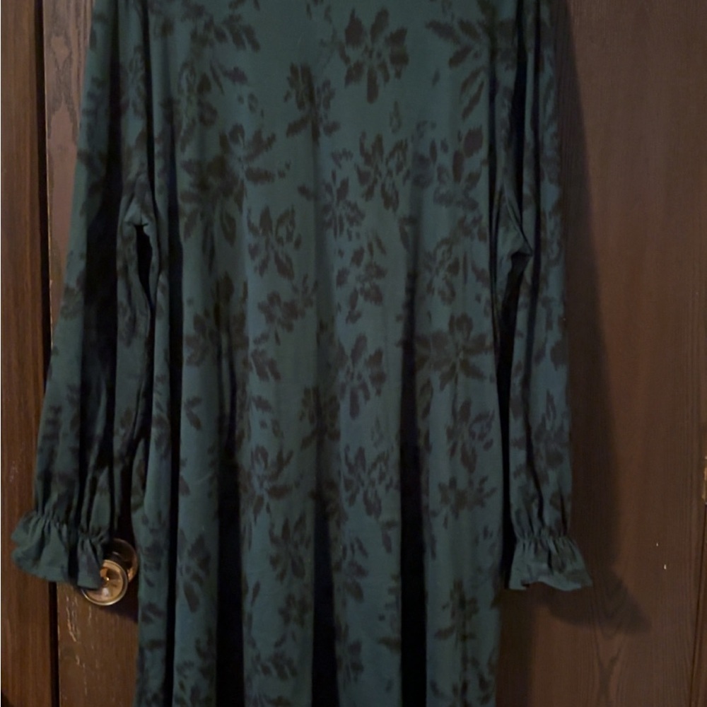 Maurices Teal Long Sleeve Dress